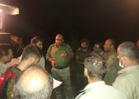 مهار آتش سوزی در پارک ملی بوجاق گیلان