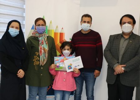 تقدیر از دانش آموز گیلانی برگزیده پویش ملی به رنگ مدرسه