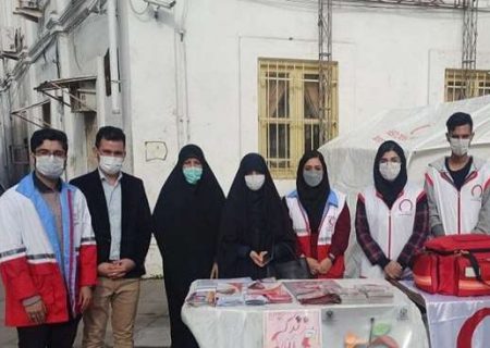 برپایی ایستگاه اهدای خون و سلامت به مناسبت گرامی داشت روز دانشجو