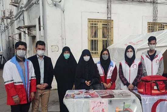 برپایی ایستگاه اهدای خون و سلامت به مناسبت گرامی داشت روز دانشجو