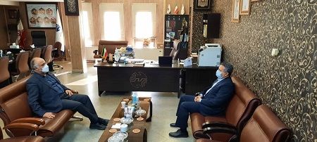 دیدار فرماندار شهرستان املش با مدیر مخابرات منطقه گیلان