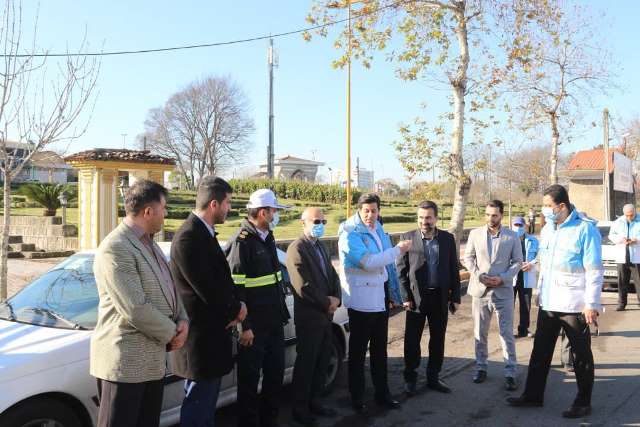 مانور آمادگی ستاد مدیریت بحران شهرداری لاهیجان