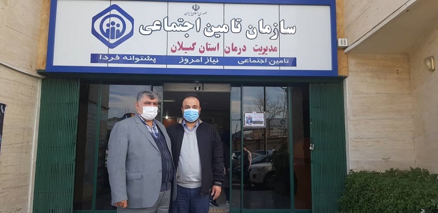 دیدار نماینده صومعه سرا با مدیر درمان تامین اجتماعی استان گیلان