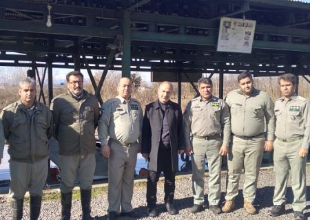 بازدیدمدیرکل حفاظت محیط زیست گیلان از پاسگاههای سر محیط بانی شهرستان انزلی