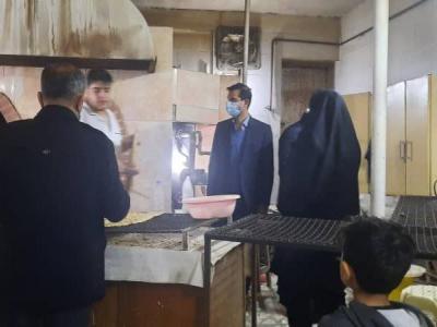 بازدید سرزده بخشدار لشت نشاء از نانوایی های سطح بخش