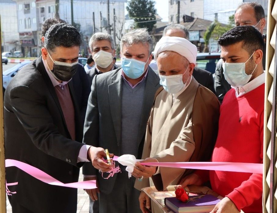 افتتاح دفتر نمایندگی بنیاد مسکن انقلاب اسلامی استان گیلان در شهرستان خمام
