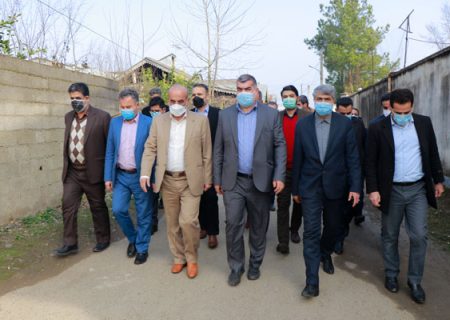 ریاست بنیاد مسکن انقلاب اسلامی از روستاهای شهرستان شفت بازدید کرد