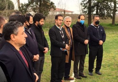 حضور مدیرکل ورزش و جوانان گیلان در تمرینات تیم ملوان بندر انزلی