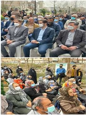 کاشت نهال به یاد اهدا کنندگان عضو در پارک سیمرغ رشت 