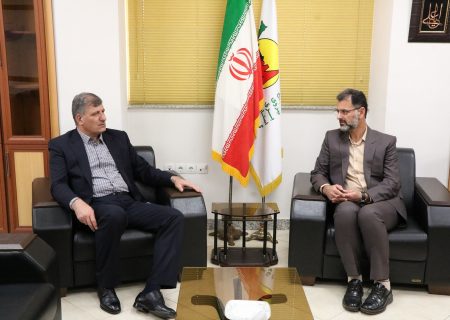 دیدارصمیمانه مدیرعامل شركت توزیع برق گیلان با رئیس مجمع نمایندگان استان