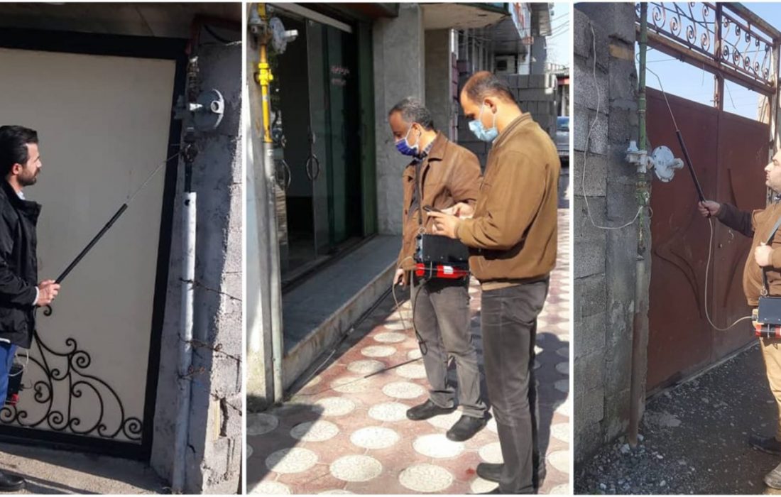 بيش از ۴۳ هزار كيلومتر از خطوط گاز در گيلان نشت يابی شد