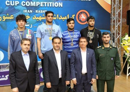 کشتی گیران برتر پنج وزن اول جام شاهد در رشت معرفی شدند