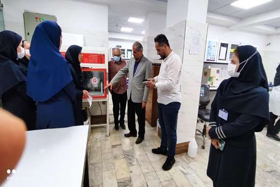 اهدای یک دستگاه اره استرانوم جراحی قلب، به مرکز آموزشی و درمانی حشمت