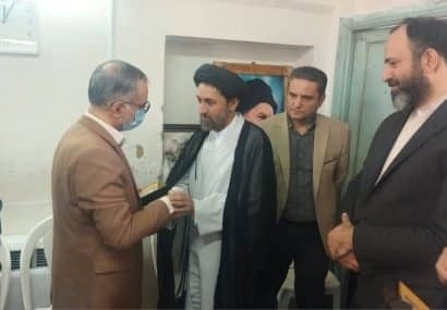 پلاک افتخار “خانه نور” بر درب منزل مرحوم آیت الله رودباری نصب شد