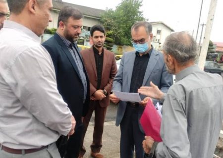 گزارش تصویری بازدید میدانی محمد حسین واثق کارگرنیا رئیس شورای اسلامي شهر رشت از وضعیت آسفالت ، معابر عمومی و فضای سبز شهر در برخی از نقاط مربوط به مناطق سه و پنج شهرداری رشت