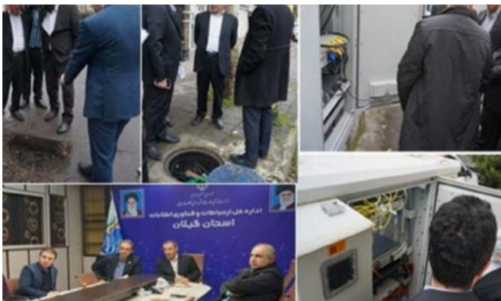 بازدید مشاور وزیر ارتباطات از پروژه FTTH شهر رشت
