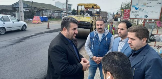 بازدید فرماندار رشت از پروژه های عمران جاده ای شهرستان/ دکتر امام پناهی: راه مناسب، لازمه توسعه و تولید ثروت در شهرستان است