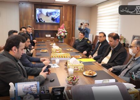 دیدار و گفتگوی رئیس شورای اسلامی و سرپرست شهرداری رشت با مدیرکل منابع طبیعی و آبخیزداری استان گیلان