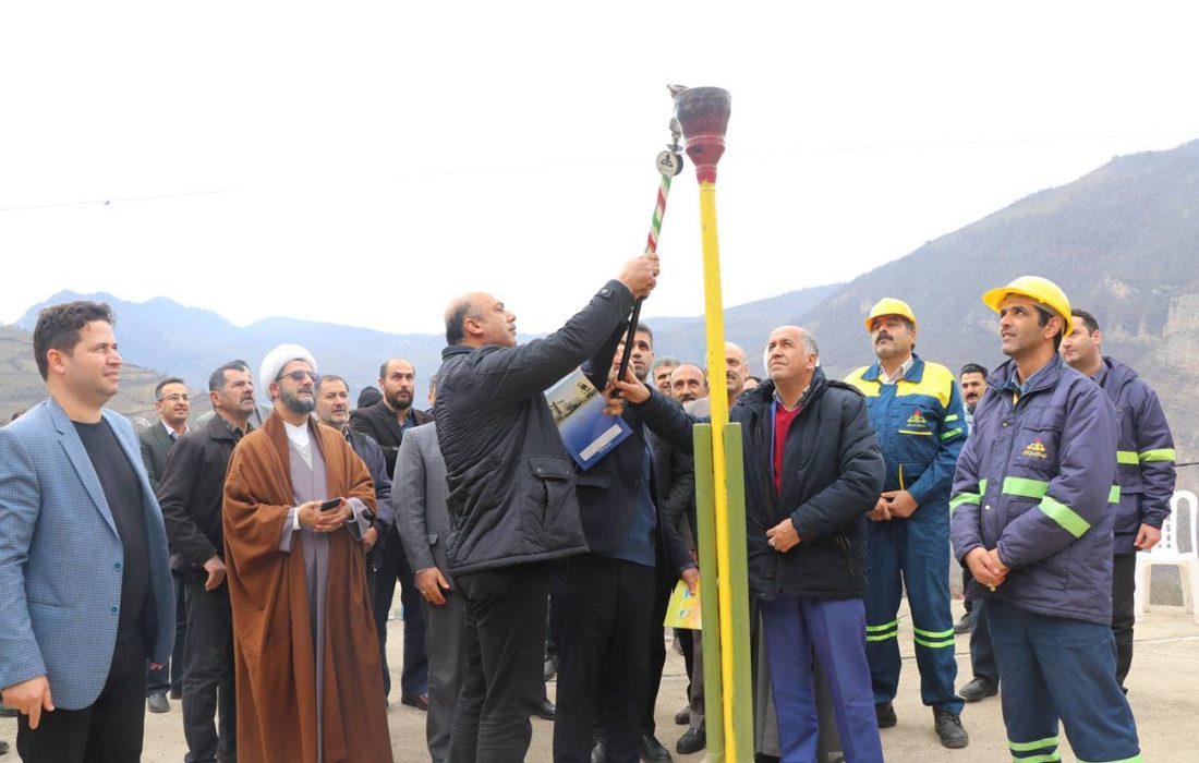 شعله گاز در ارتفاعات شهرستان رودسر برافروخته شد