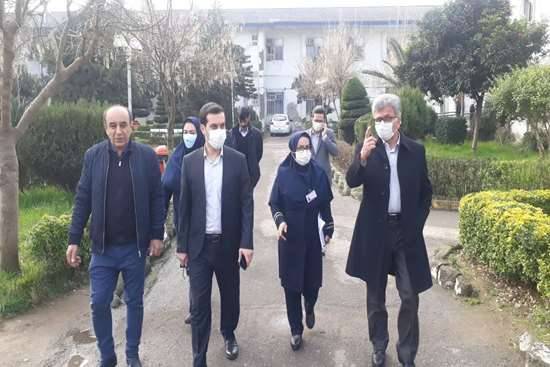 بازدید سرپرست دانشگاه علوم پزشکی گیلان از مراکز آموزشی درمانی پورسینا و ولایت رشت