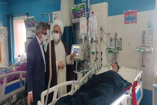 بازدید آیت الله فلاحتی و دکتر آشوبی از بیمارستان شهید حسینپور لنگرود
