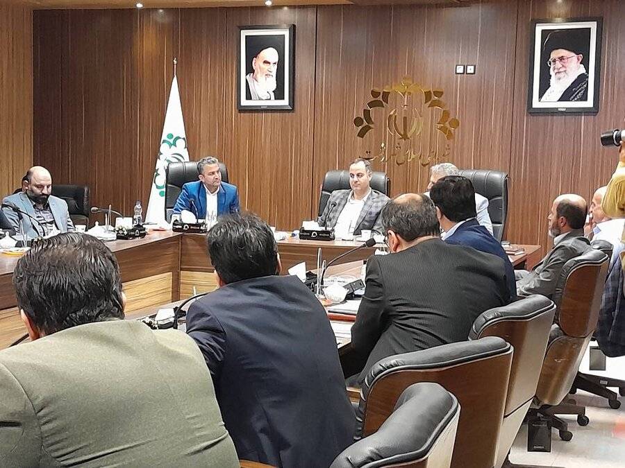 برگزاری جلسه کمیسیون حمل و نقل و مناسب سازی شهری معابر عمومی برای توانخواهان جسمی در شورای شهر اسلامی رشت