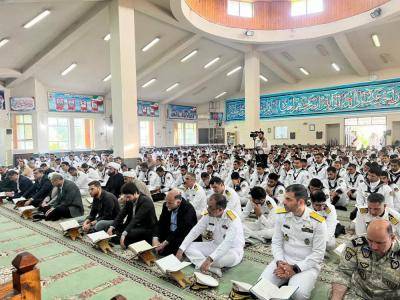 محفل انس با قرآن کریم در مرکز آموزش تخصص های دریایی باقرالعلوم رشت