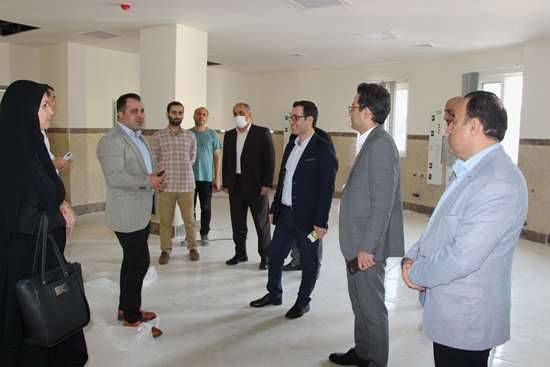بازدید سرزده سرپرست معاونت توسعه مدیریت، منابع و برنامه ریزی دانشگاه علوم پزشکی گیلان از فاز جدید بیمارستان امام خمینی (ره) صومعه سرا
