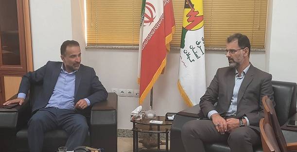 دیدار مدیرعامل شركت توزیع برق گیلان با نماینده مردم شهرستان آستانه اشرفیه در مجلس شورای اسلامی