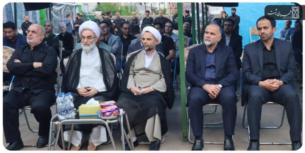مراسم کلنگ زنی احداث حسینیه موکب خدام العتره شهرداری رشت
