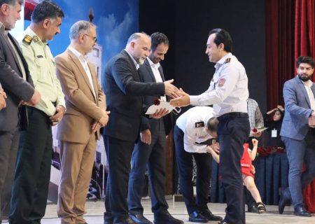 برگزاری مراسم تجلیل از آتش‌نشانان شهر رشت  