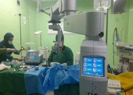 انجام جراحی‌های تخصصی چشم در بیمارستان امام حسن مجتبی (ع) فومن