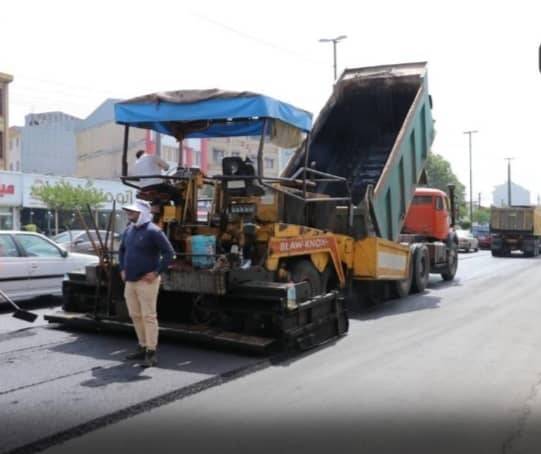 نهضت آسفالت طرح میثاق؛ رایحه خوش تردد راحت شهروندان در معابر رشت