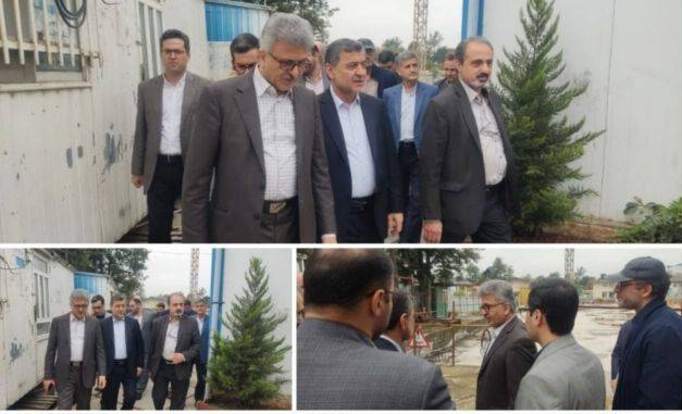 بازدید معاون وزیر بهداشت از پروژه در دست احداث بیمارستان جایگزین پورسینا
