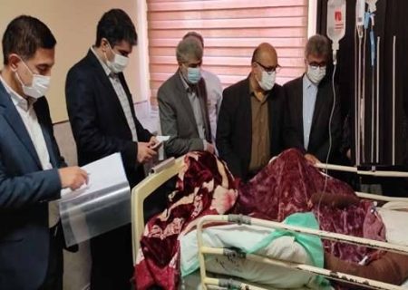 عیادت تیم نظارتی مجلس شورای اسلامی از مصدومان سانحه لنگرود