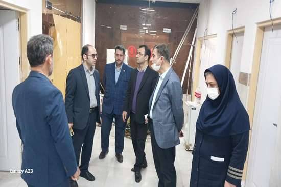 بازدید سرپرست معاونت درمان دانشگاه علوم پزشکی گیلان از مرکز آموزشی درمانی رازی رشت