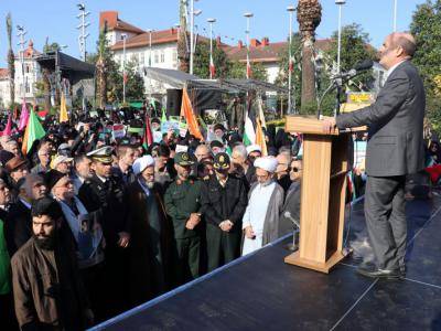 مراسم گرامیداشت حماسه ۹ دی در رشت