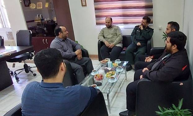 نشست مشترک مدیر درمان تامین اجتماعی گیلان و سپاه قدس استان