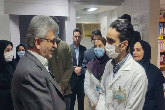 بازدید رئیس دانشگاه علوم پزشکی گیلان از مرکز آموزشی و درمانی امیرالمؤمنین (ع)