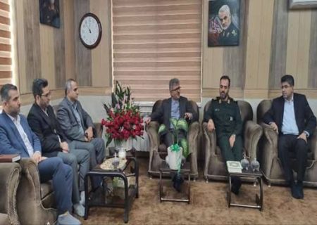 دیدار رئیس دانشگاه علوم پزشکی گیلان با فرمانده سپاه قدس استان