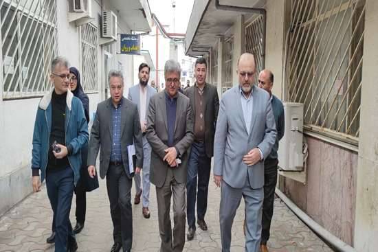 بازدید میدانی رئیس دانشگاه علوم پزشکی گیلان از مرکز آموزشی درمانی شفا