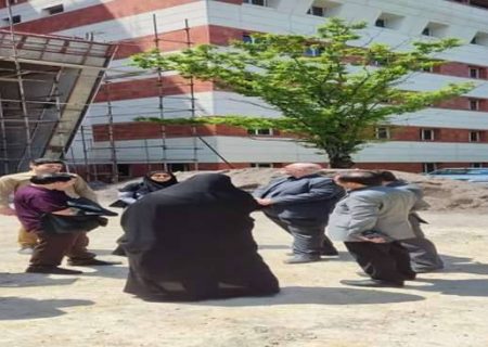 بازدید نمایندگان کشوری از پروژه در حال ساخت بیمارستان ۴۰۰ تخت
