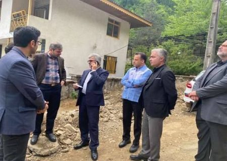 حضور میدانی رئیس دانشگاه علوم پزشکی گیلان در شهرک چوبی سوخته امام‌زاده ابراهیم شفت