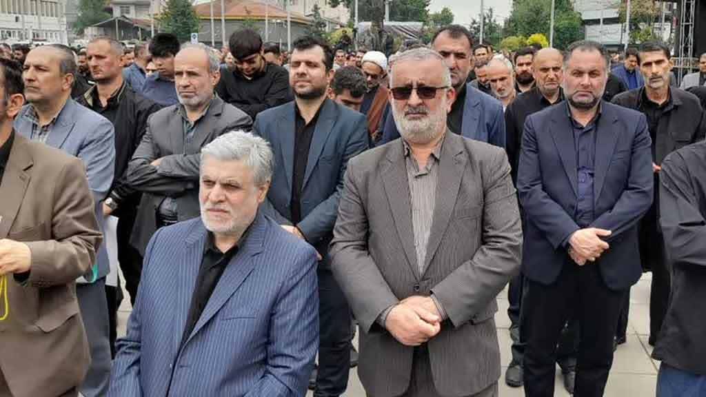 حضور مدیرعامل شرکت شهرک های صنعتی گیلان در مراسم بزرگداشت رییس جمهور شهید