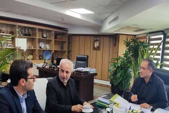 نشست معاون توسعه مدیریت، منابع و برنامه ریزی دانشگاه با معاون توسعه مدیریت و منابع و مدیرکل دفتر منابع توسعه فیزیکی وامور عمرانی وزارت بهداشت