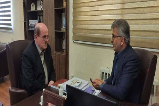 نشست مشترک نماینده مردم لنگرود در مجلس شورای اسلامی با رئیس دانشگاه علوم پزشکی گیلان