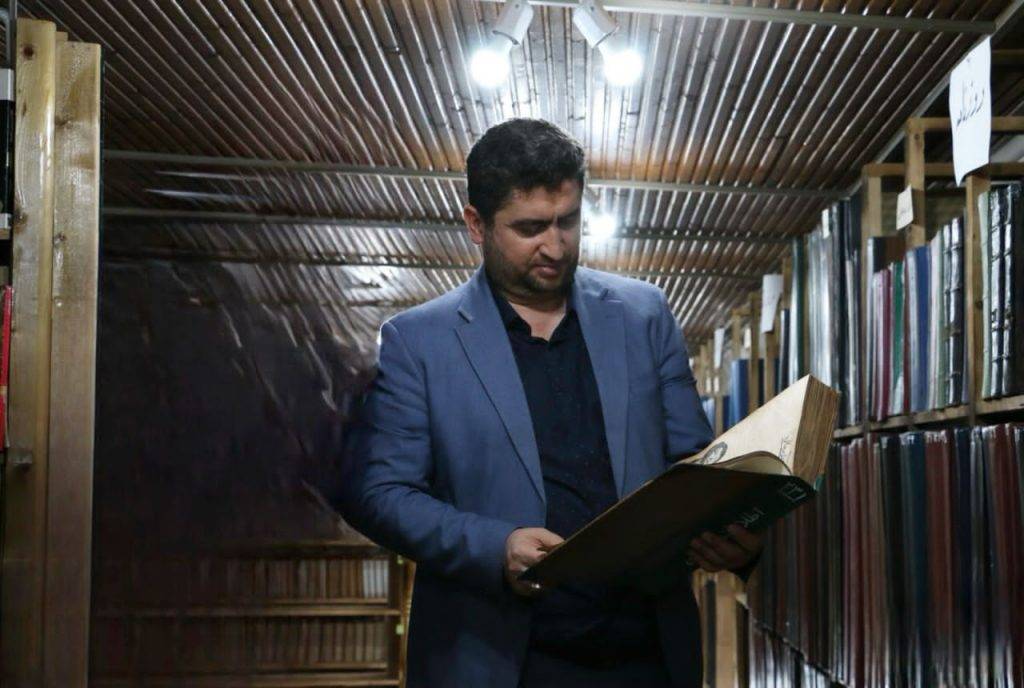 سقف کتابخانه ملی رشت مرمت و بازسازی می شود