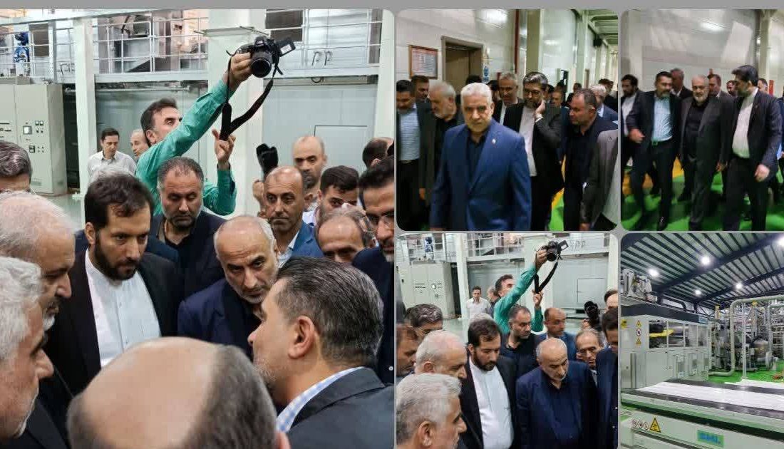 بازدید وزیر صمت و استاندار گیلان از شهرک صنعتی سفیدرود رشت