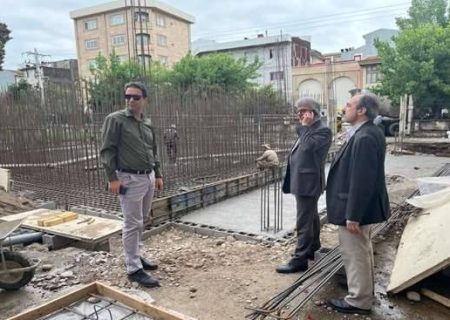 بازدید رئیس دانشگاه علوم پزشکی گیلان از عملیات اجرایی احداث بونکر رادیوتراپی رازی رشت