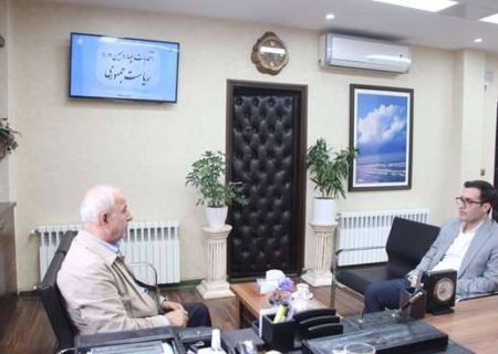 نماینده مردم رشت و خمام در مجلس شورای اسلامی با معاون توسعه مدیریت ، منابع و برنامه ریزی دانشگاه دیدار کرد